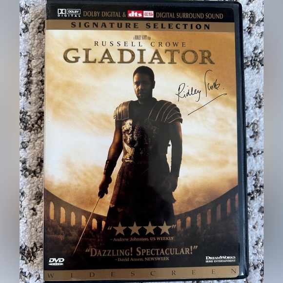Dreamworks Other - Gladiator DVD Signature Selection Widescreen Ridley Scott Russell Crowe